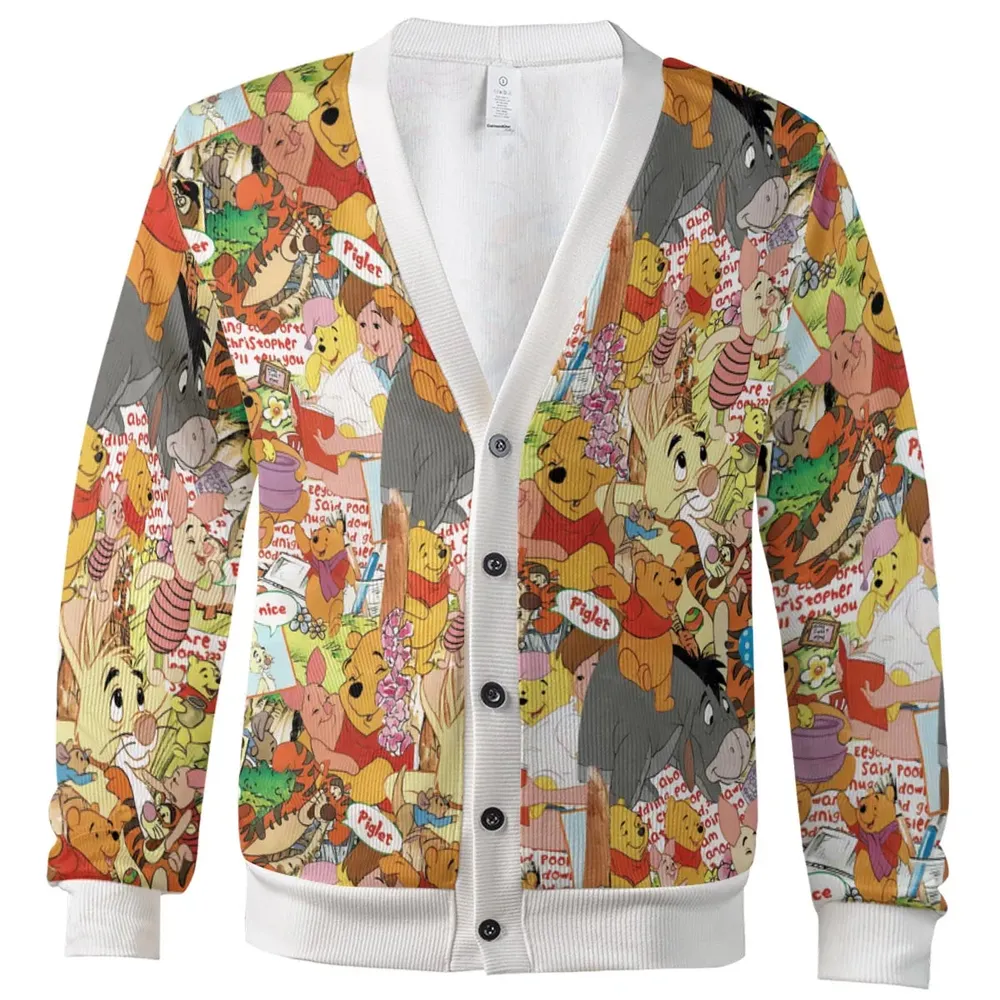 Happy Vibes Winnie The Pooh Cardigan - 2