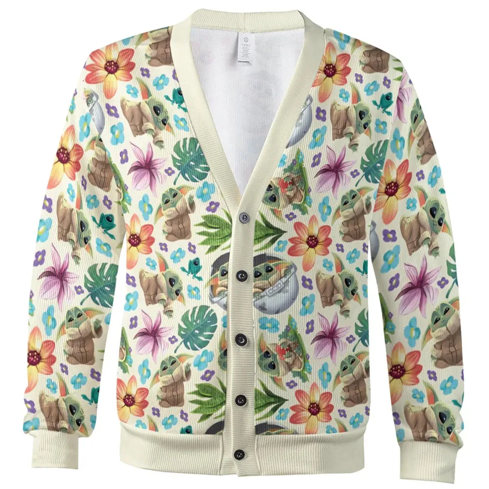 Galaxy Vibes Baby Yoda Cardigan - 2