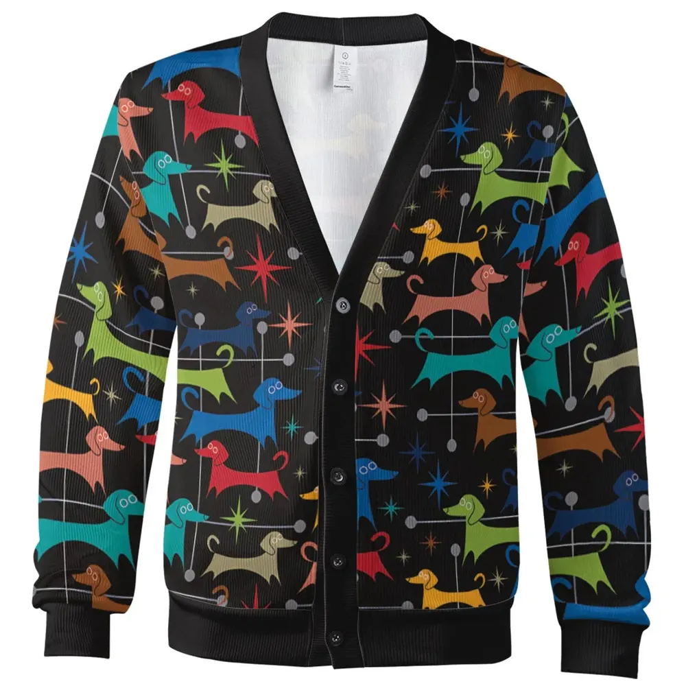 Dachshunds Dogs Cardigan - 2