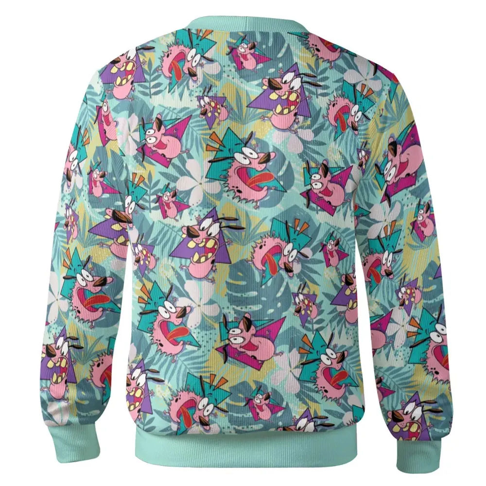 Weird And Cool Courage the Cowardly Dog Cardigan - 3