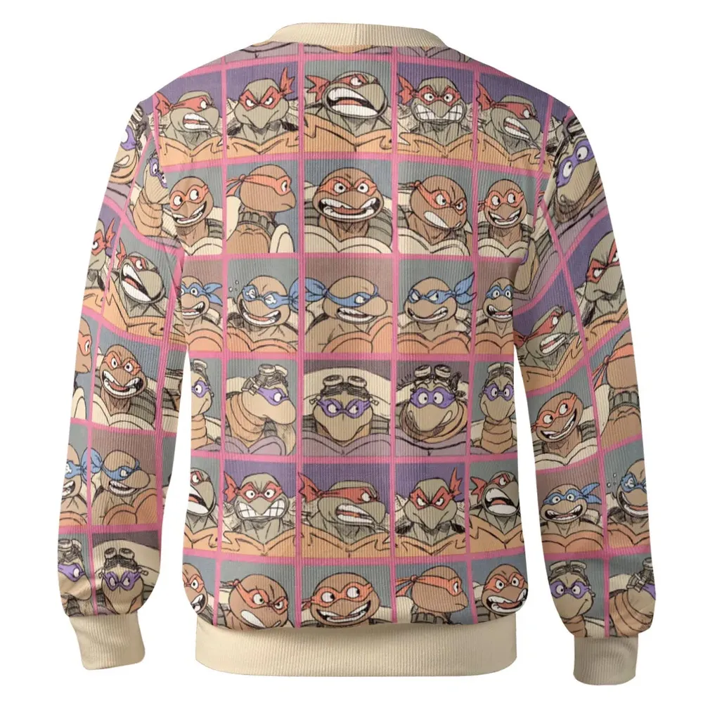 Turtle Faces TMNT Cardigan - 3