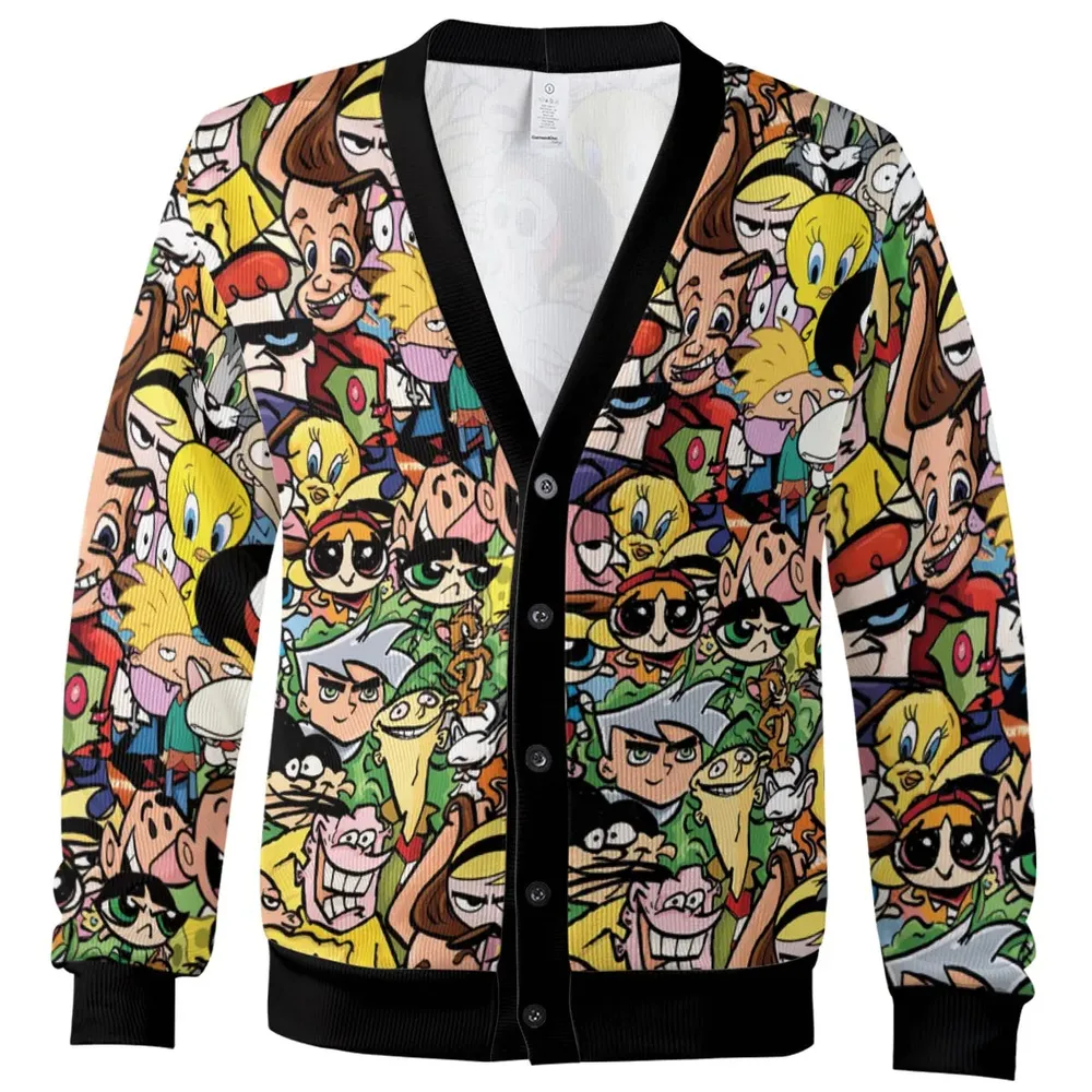 90's Nostalgia Montage Cardigan - 2