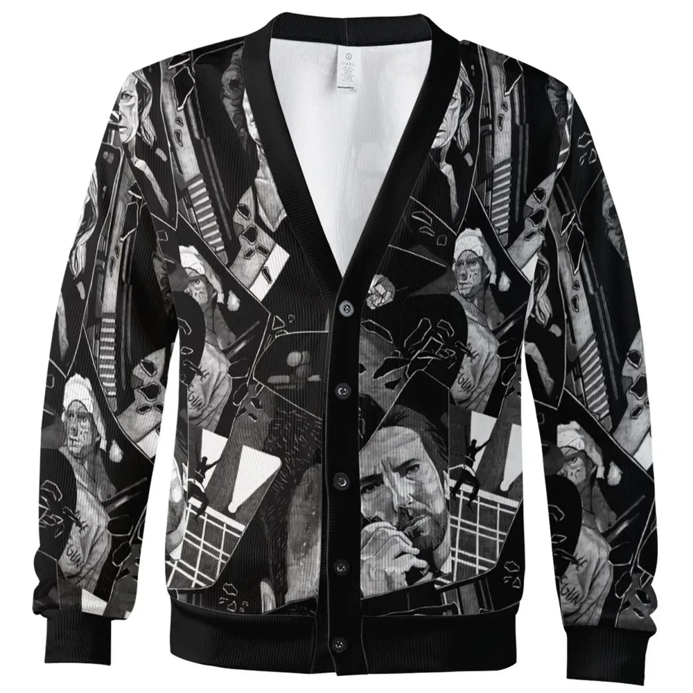 I have a machine gun Cardigan - 2