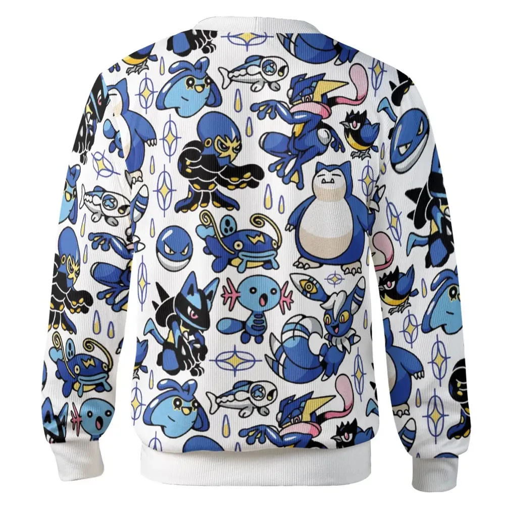 Water Type Pokemon Cardigan - 3