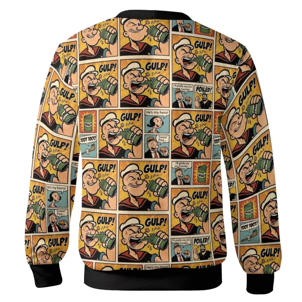 Popeye Seamless Pattern Cardigan - 3