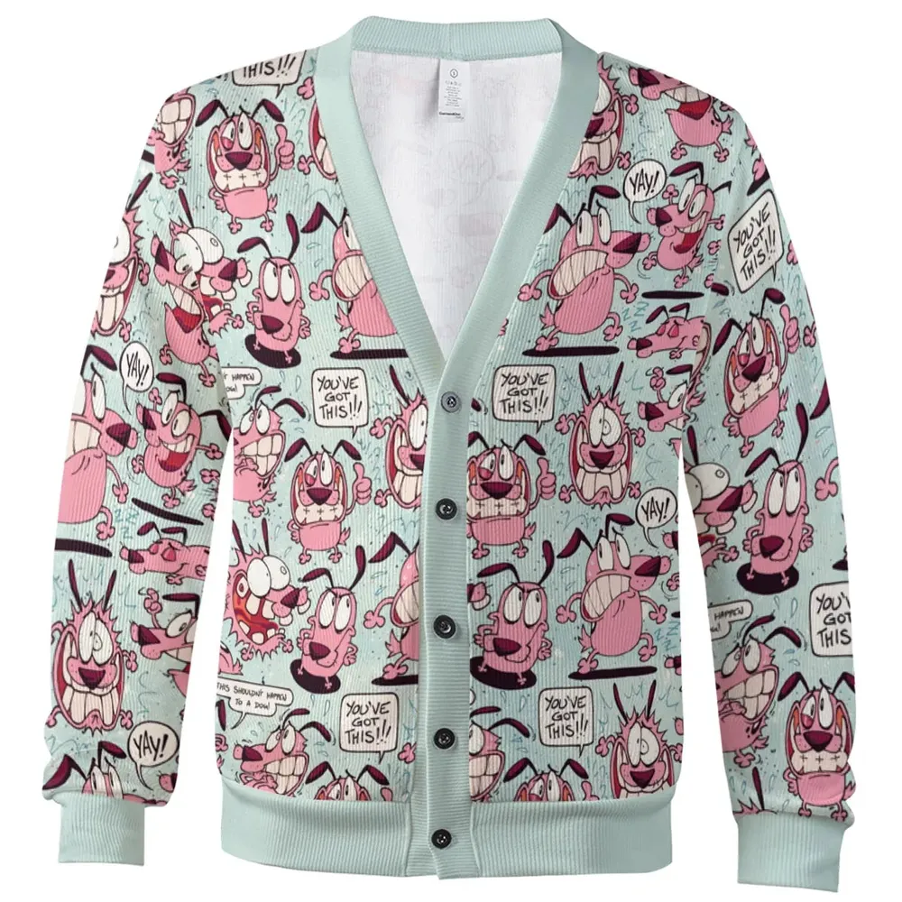 Spooky Fun Courage the Cowardly Dog Cardigan - 2