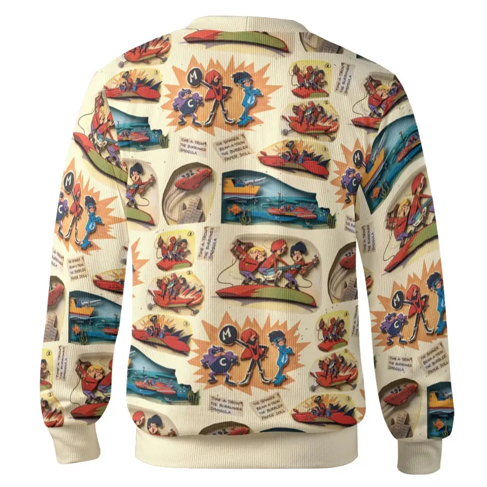Retro Cartoons The Impossibles Cardigan - 3