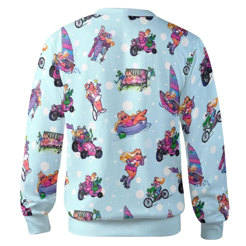 Sporty Piggy and Frog Cardigan - 3
