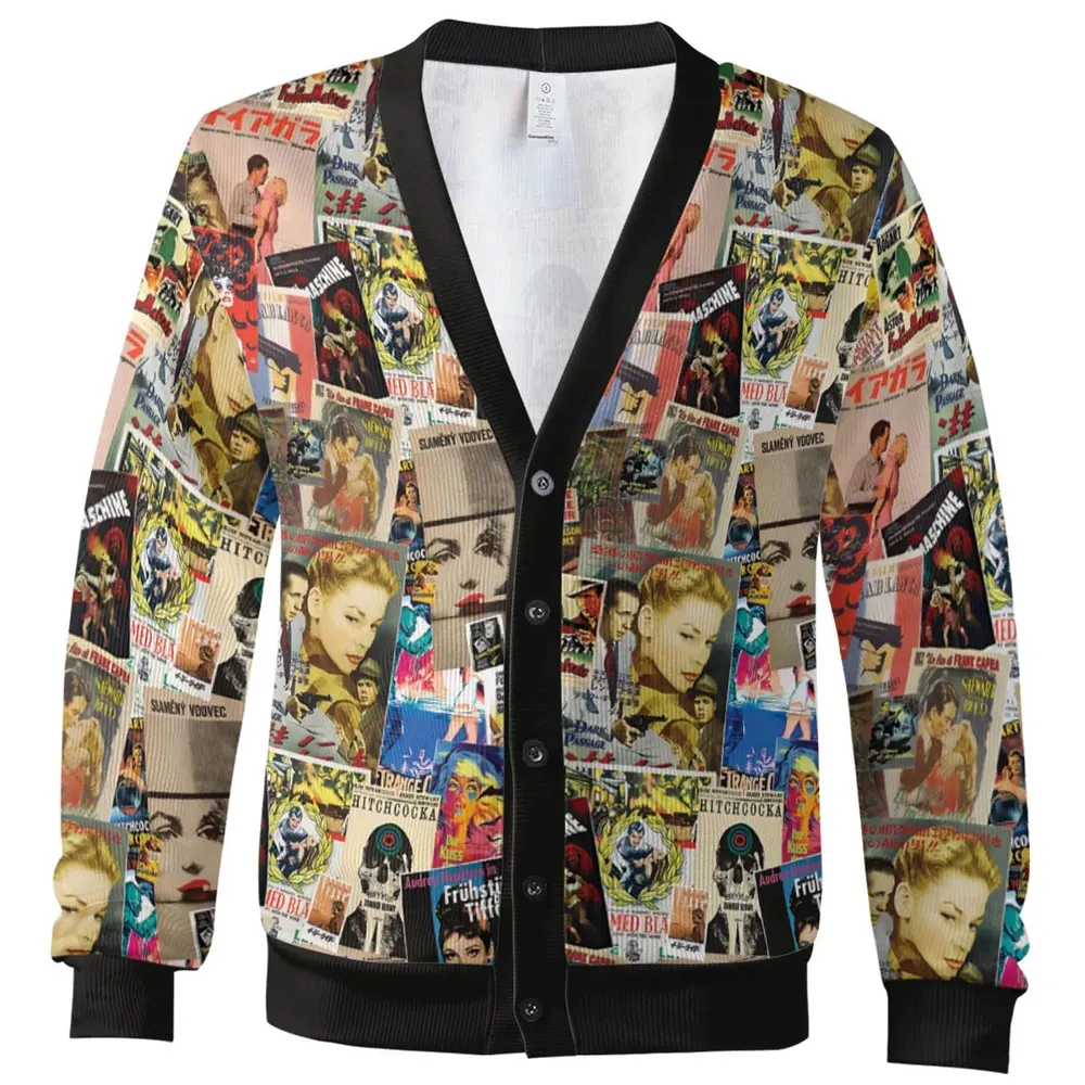 Vintage Foreign Movie Cardigan - 2