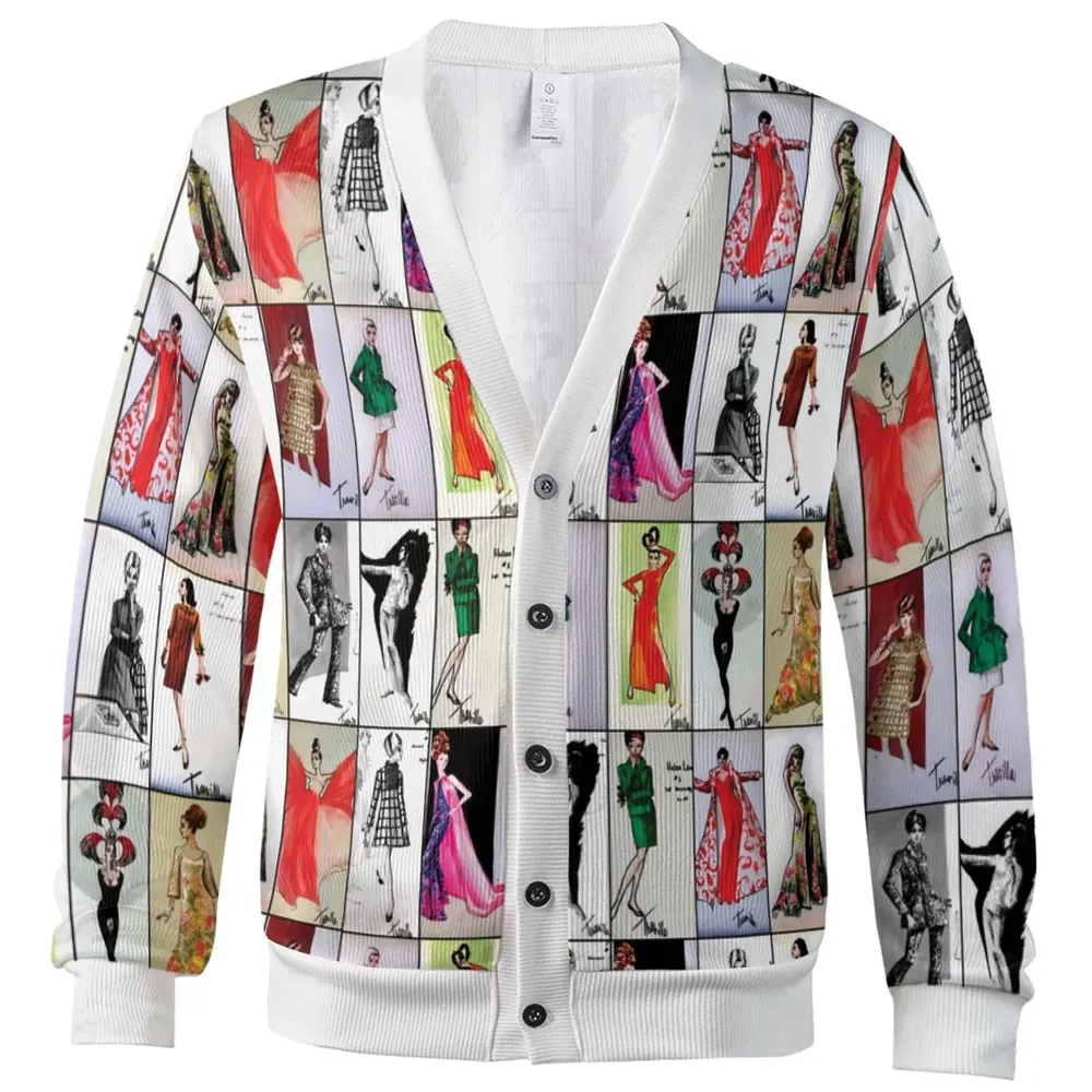 Valley of the Dolls Sketches Cardigan - 2