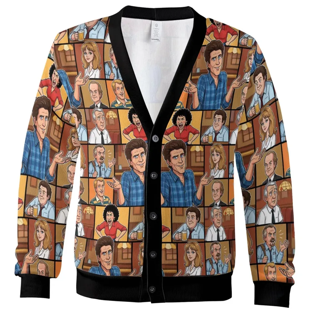 Nostalgia Home Cheers Cardigan - 2