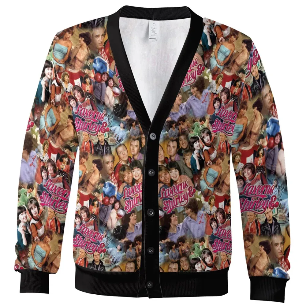 Bestie Goals Laverne & Shirley Cardigan - 2