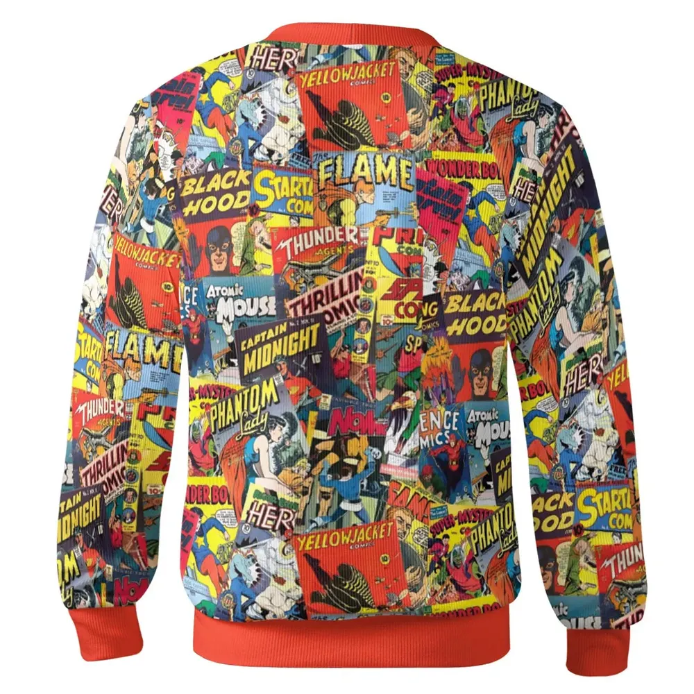 Superhero Comic Book Cardigan - 3