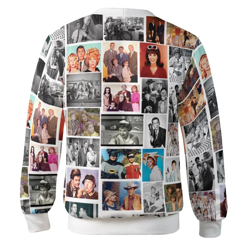 Collage of 1960's TV shows Cardigan - 3