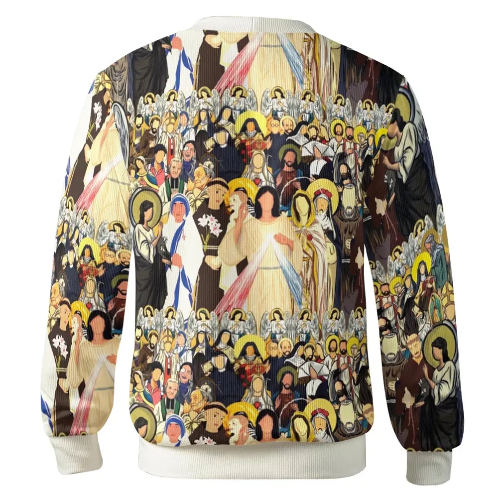 Saints, All saints, Catholic Saints Cardigan - 3