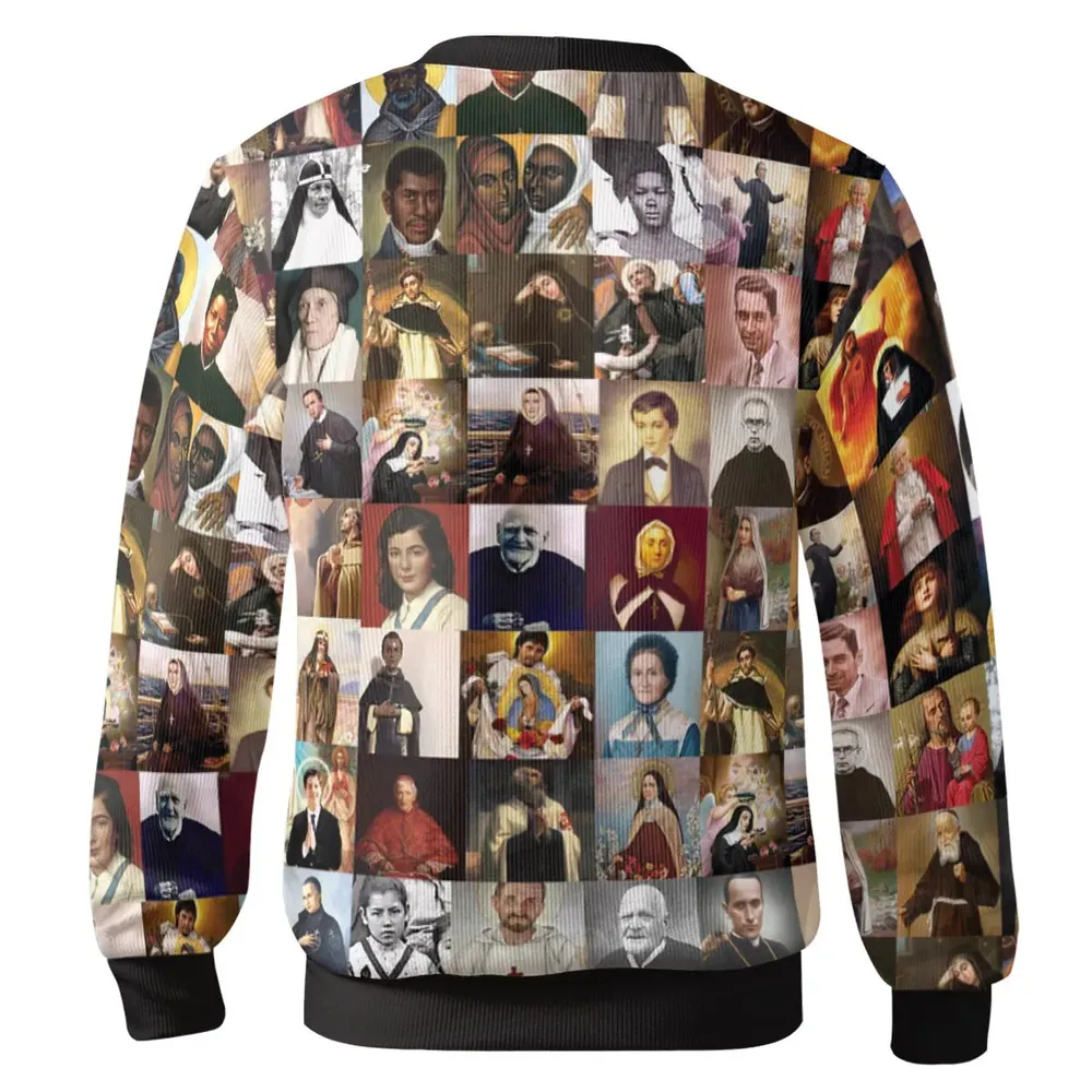 Saints, All saints, Catholic Saints Cardigan - 3