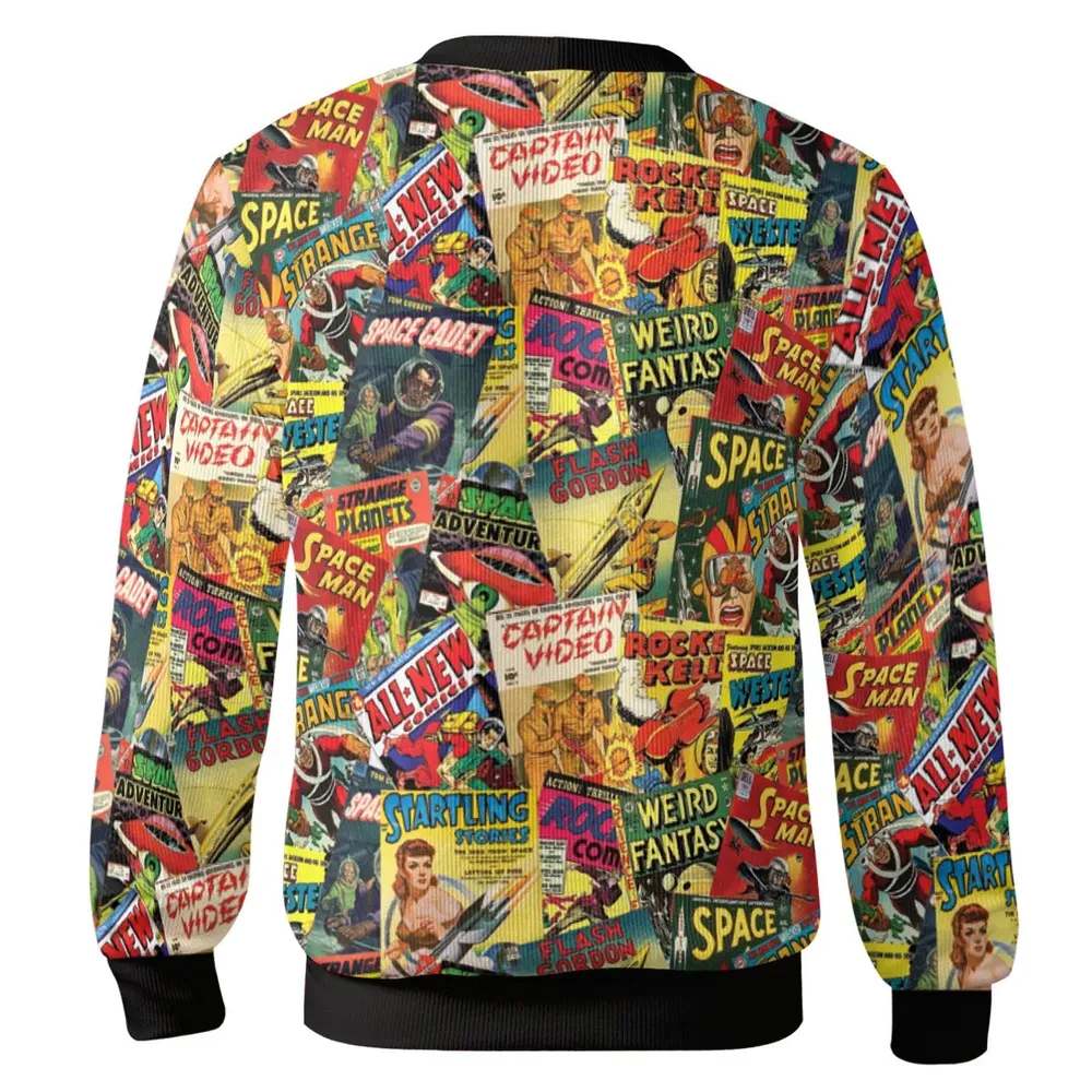 Vintage Science Fiction Sci-Fi Cardigan - 3