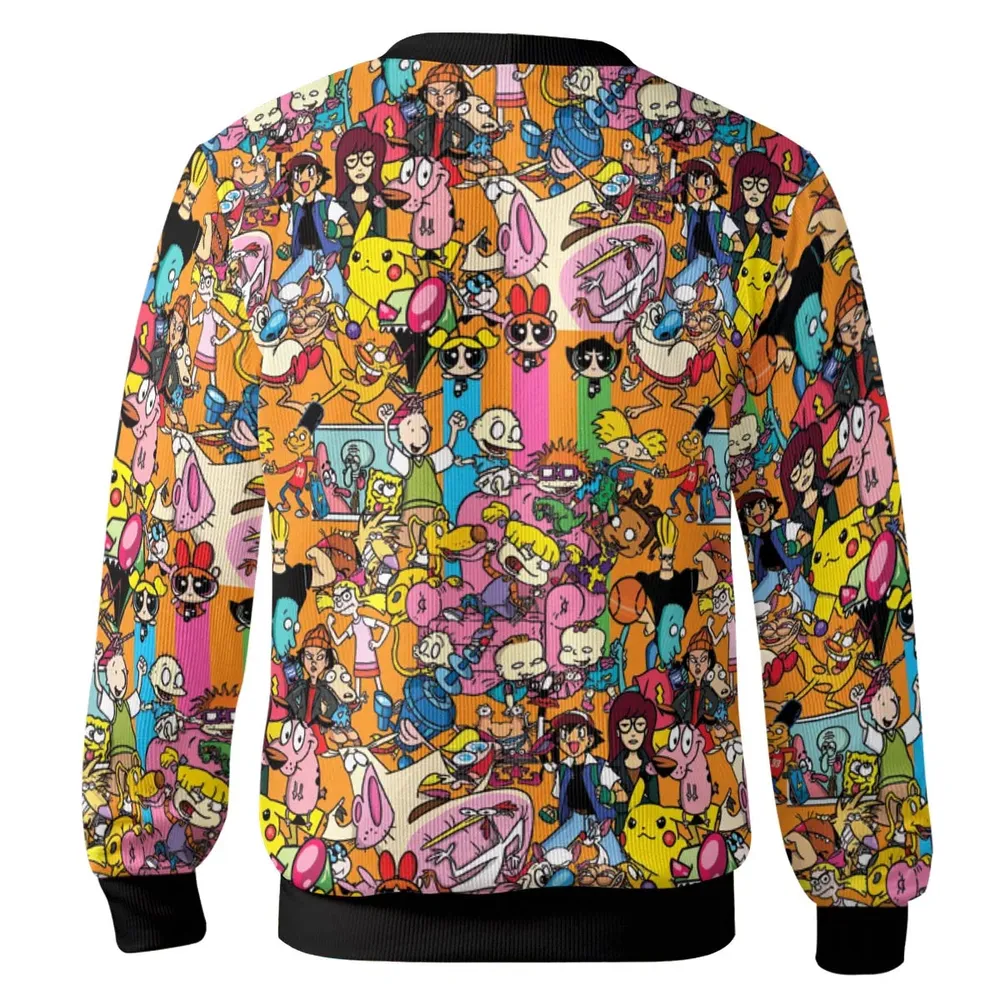 90s Nostalgia Cartoons Cardigan - 3