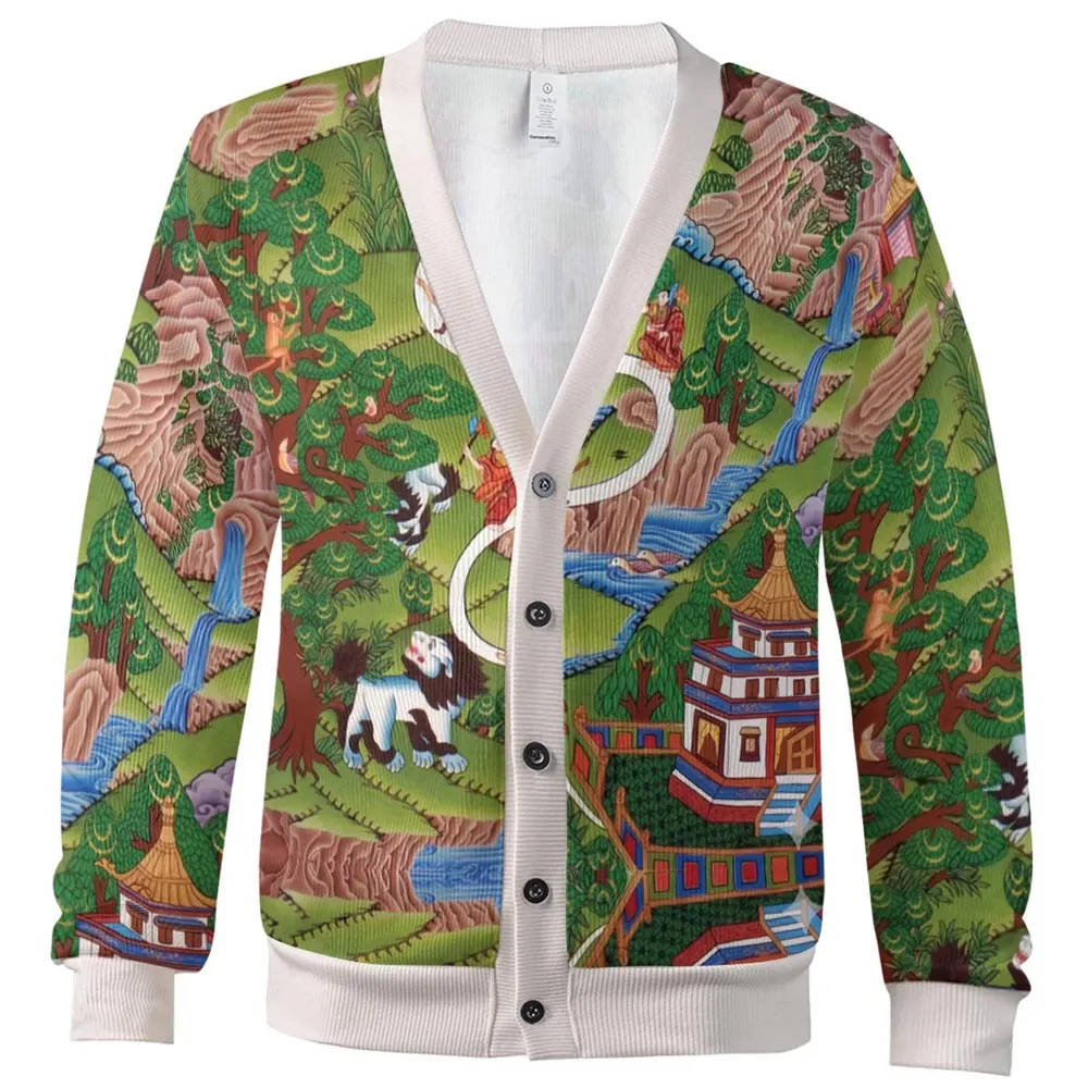 The Nine Mental Abidings Buddhist Cardigan - 2