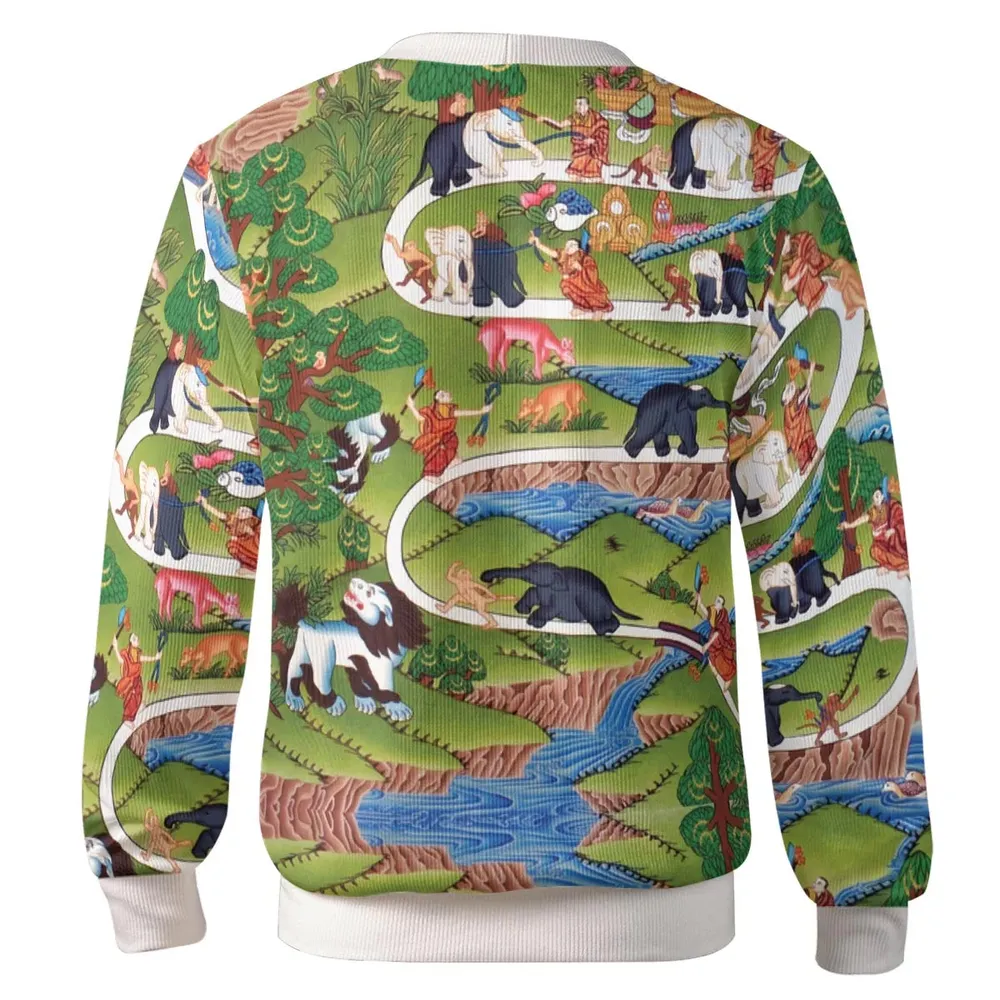 The Nine Mental Abidings Buddhist Cardigan - 3