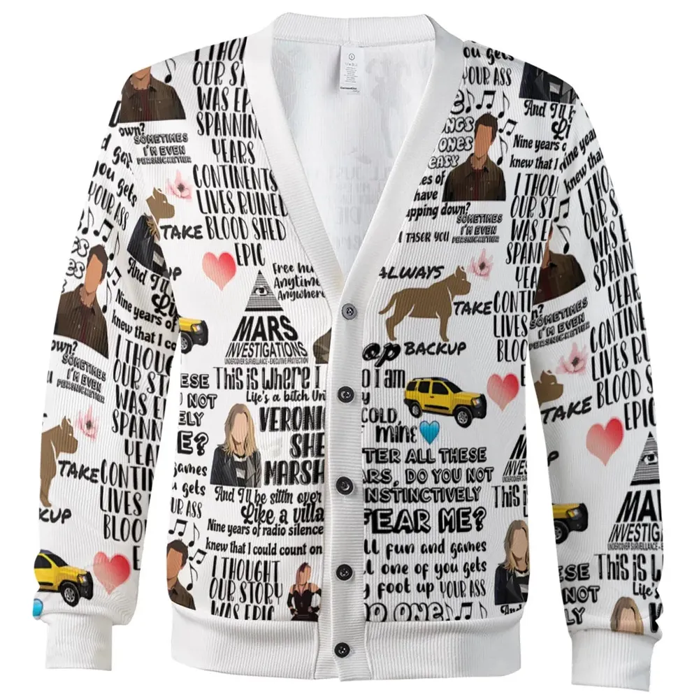 Team Marshmallow Veronica Mars Cardigan - 2