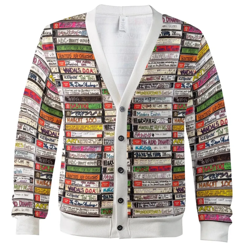 80s Mixtapes Cardigan - 2