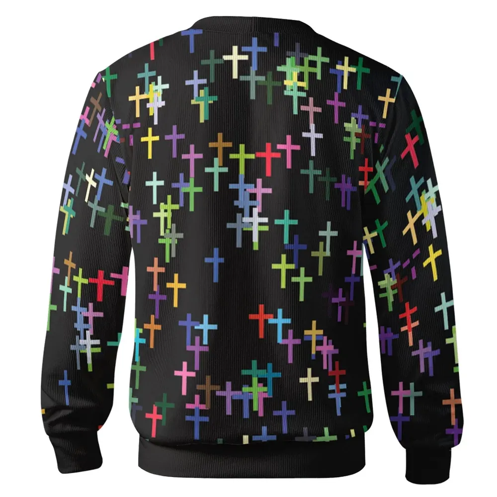 Christian Cross Cardigan - 3