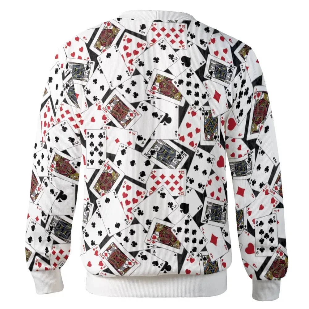 Man Cave Playing Cards Cardigan - 3