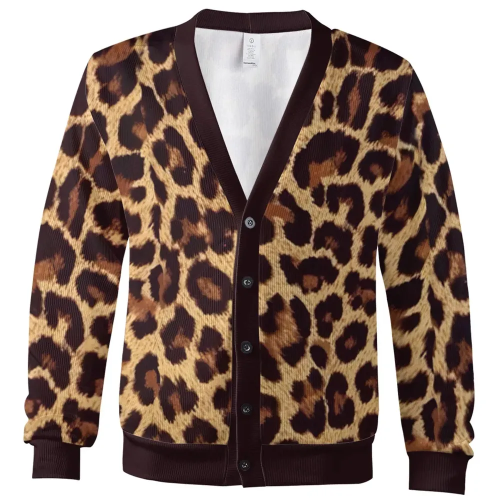 Cheetah pattern Cardigan - 2