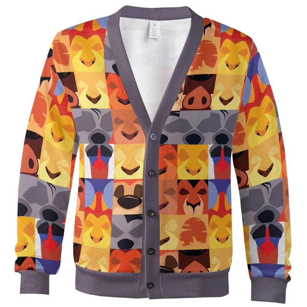 Minimalist King of the Jungle Cardigan - 2