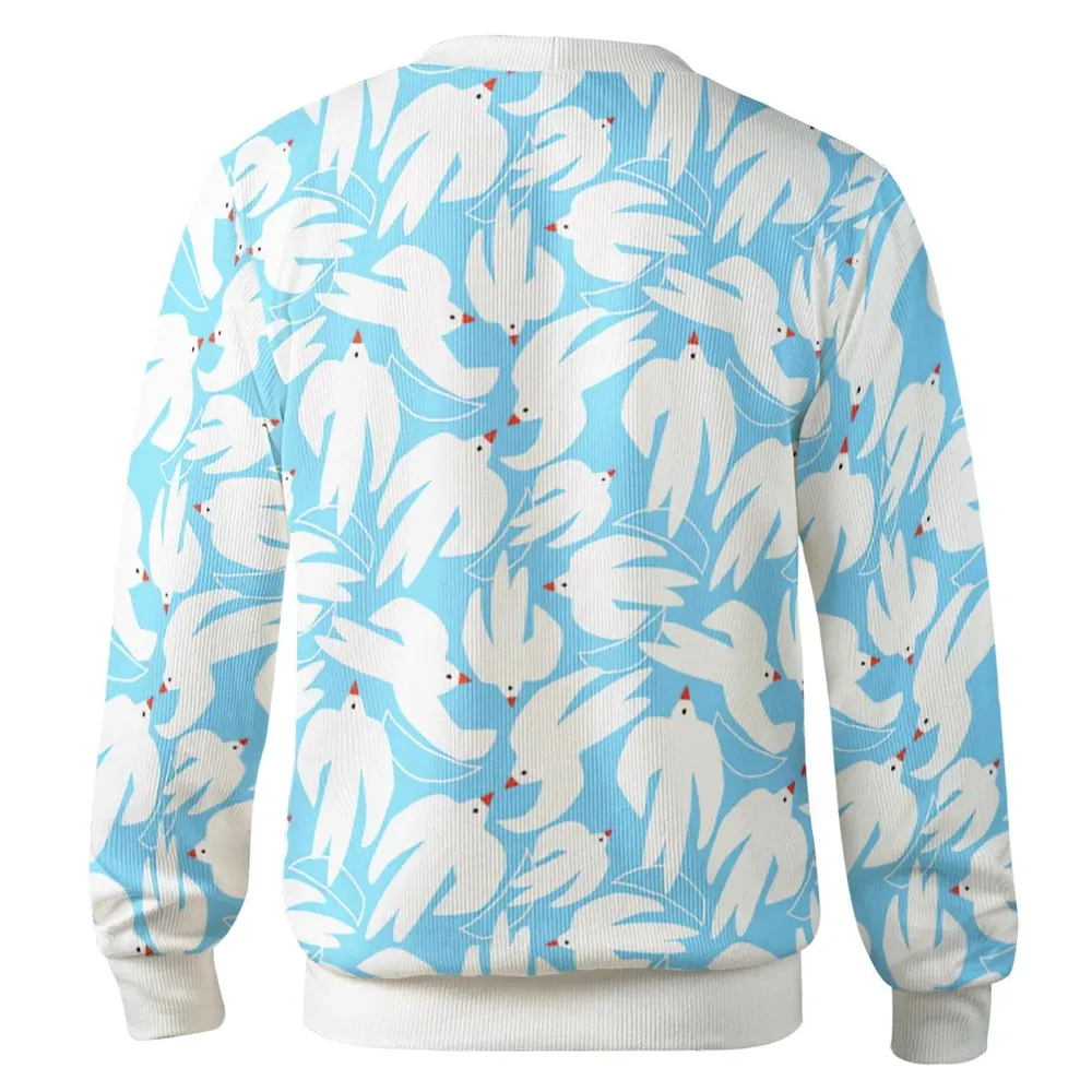 The Dove And Peace Christian Cardigan - 3