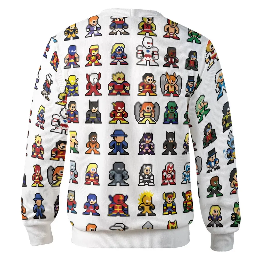 8-bit Cartoon League Cardigan - 3