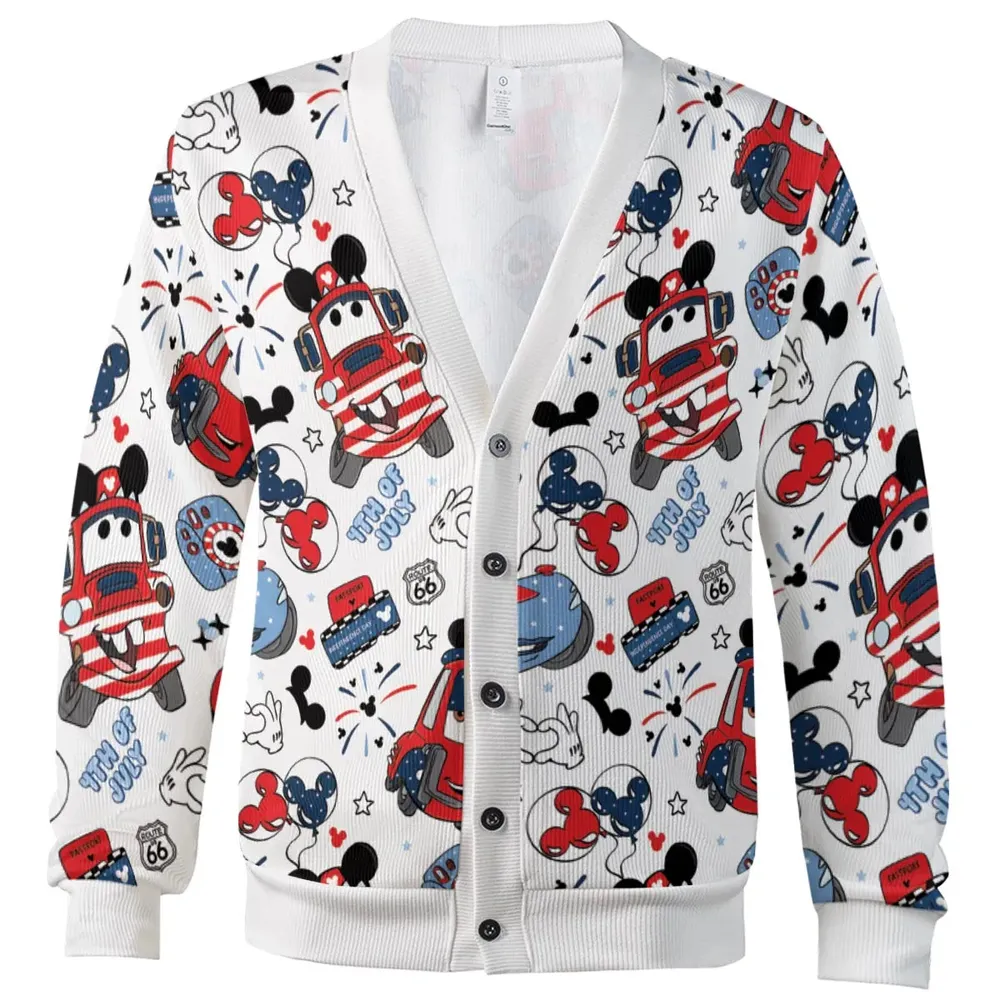 4th of July Cars Cardigan - 2