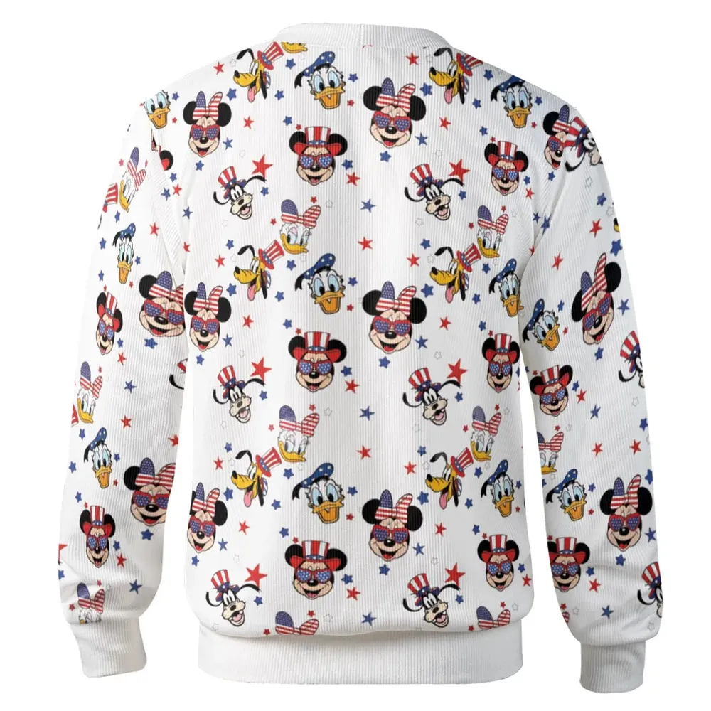 4th of July Cartoon Cardigan - 3