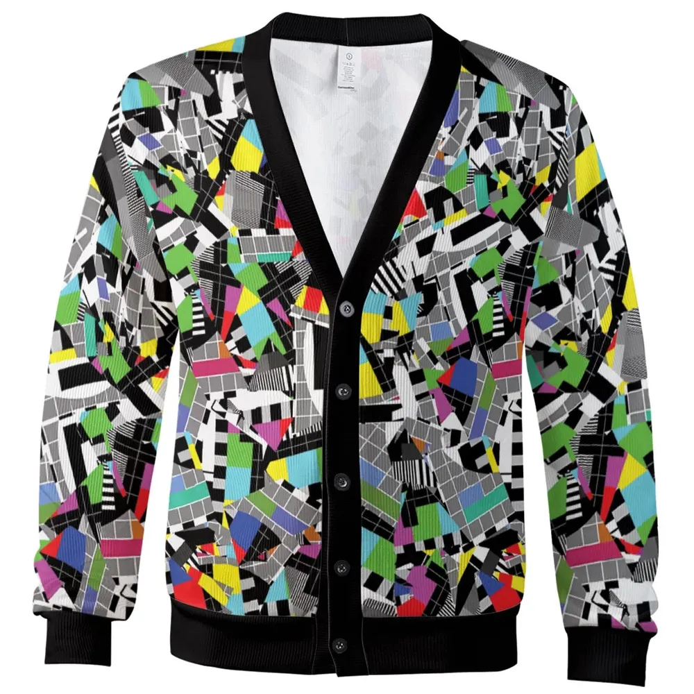 Tv test image Cardigan - 2