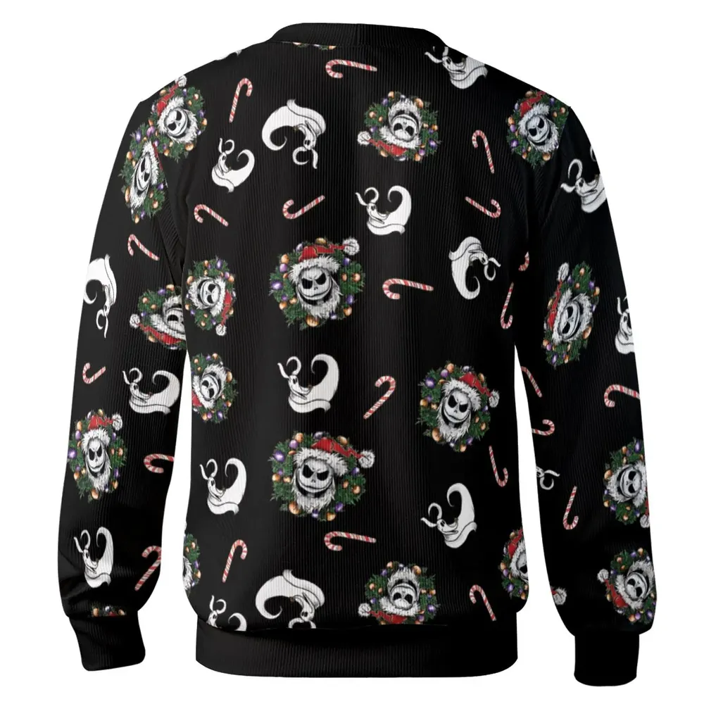 Christmas Nightmare Pattern Cardigan - 3