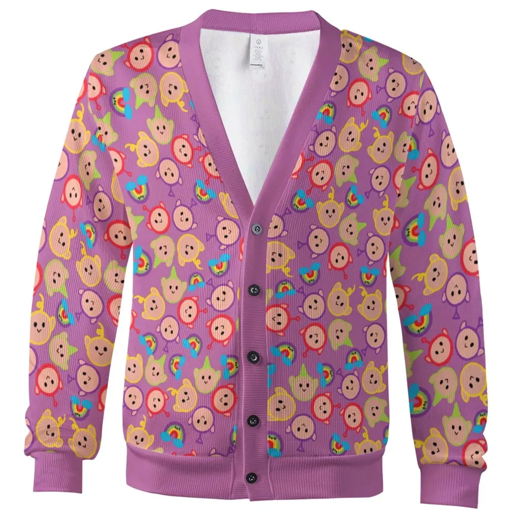 Colorful Friends Teletubbies Cardigan - 2