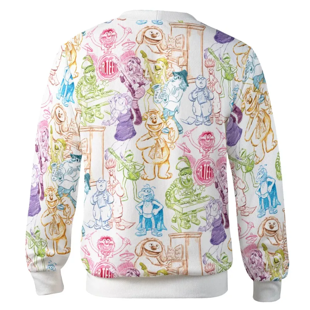 Colorful Muppets Cardigan - 3