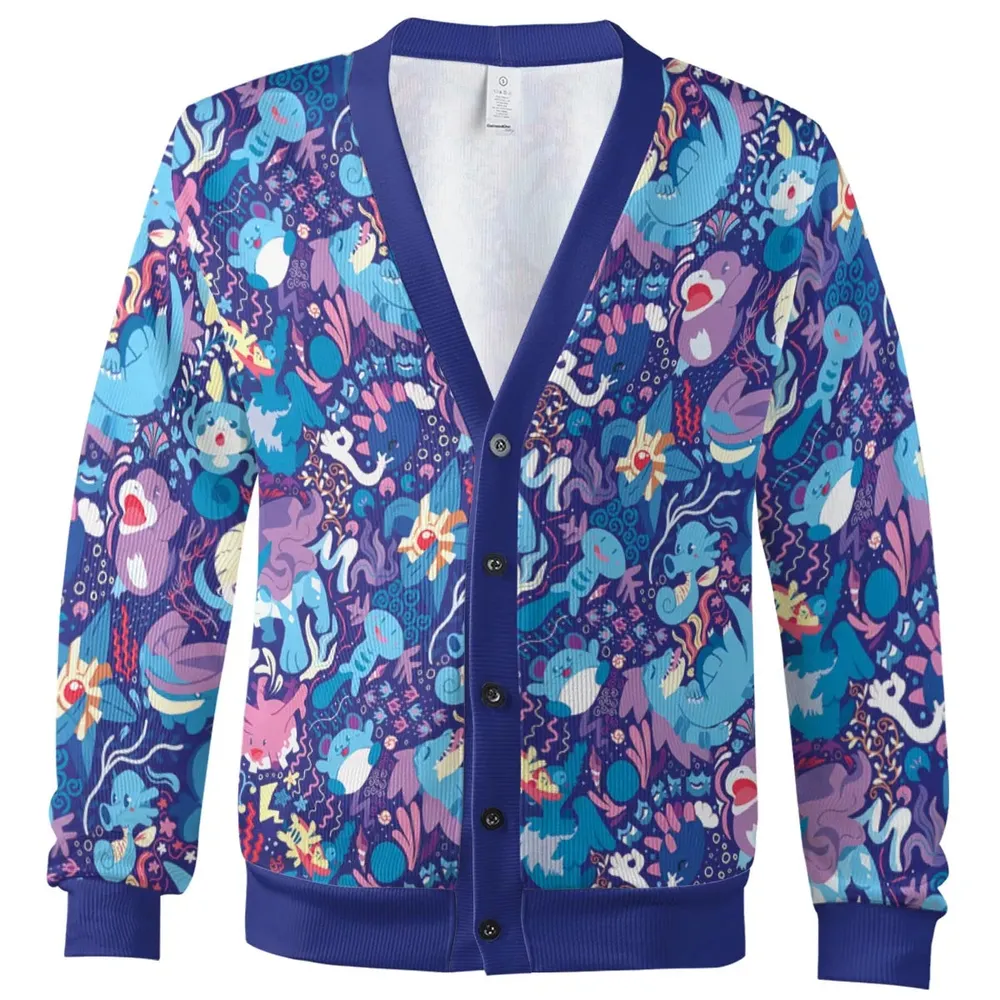 Water Pokemon Cardigan - 2