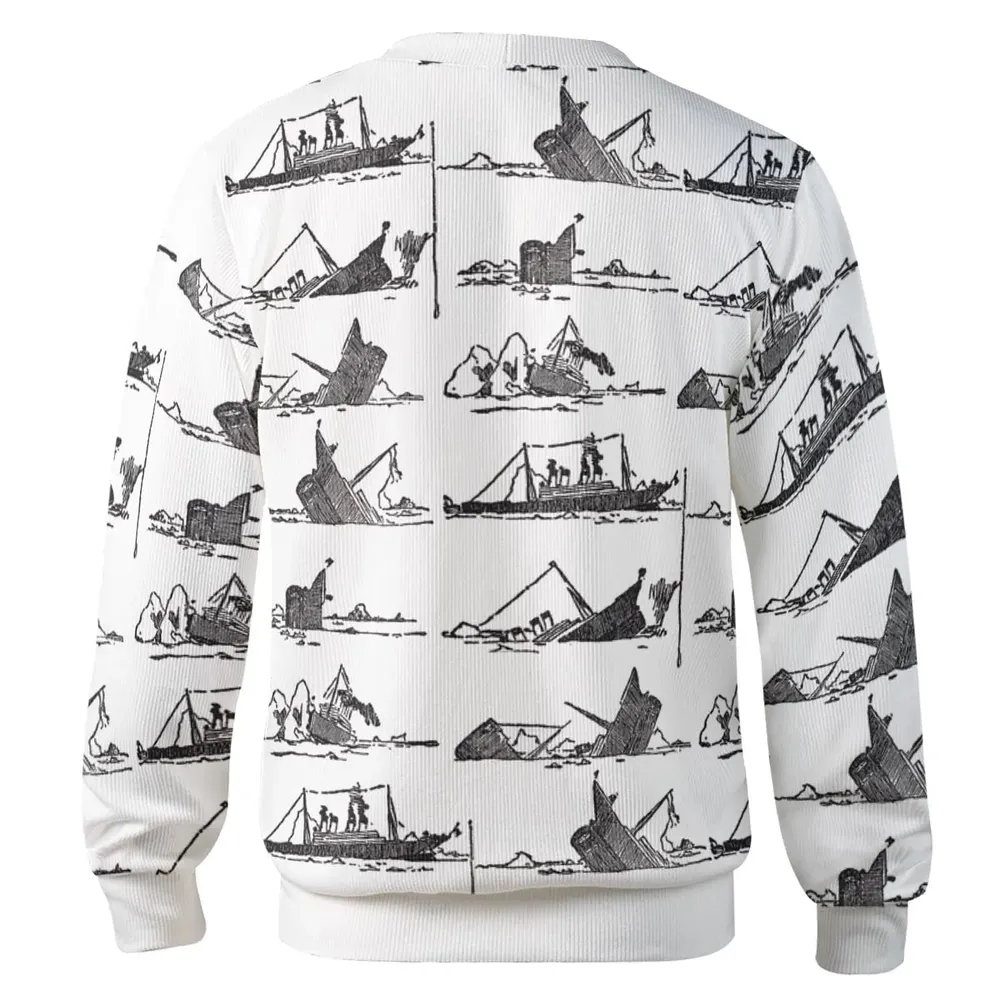 Shipwreck sketch Cardigan - 3