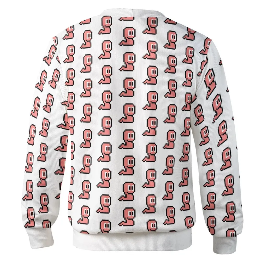 Retro Style Worm Cardigan - 3