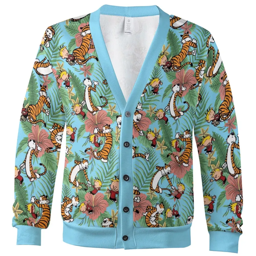 Calvin And Hobbes Dancing Cardigan - 2