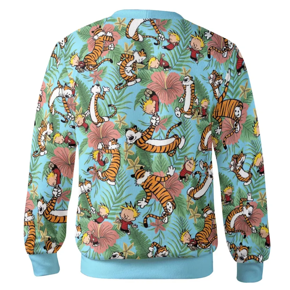 Calvin And Hobbes Dancing Cardigan - 3