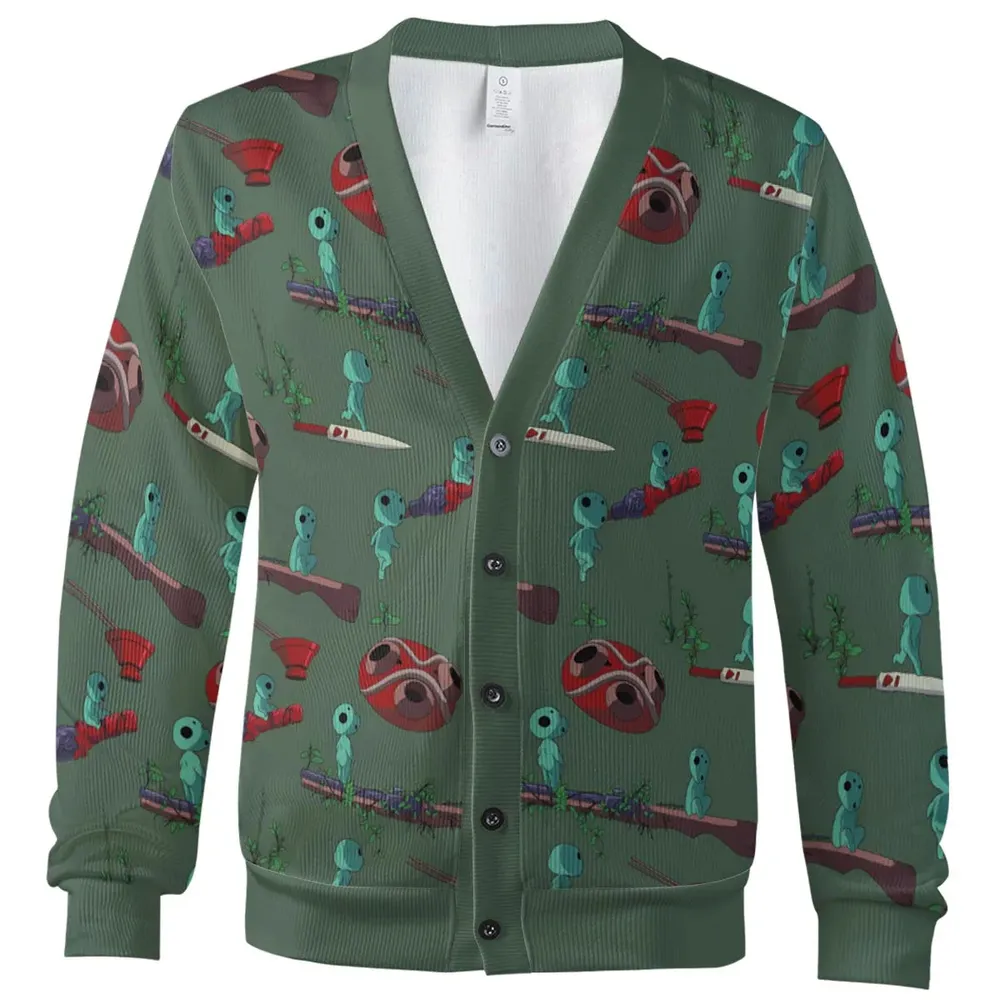 Kodama in the forest Cardigan - 2
