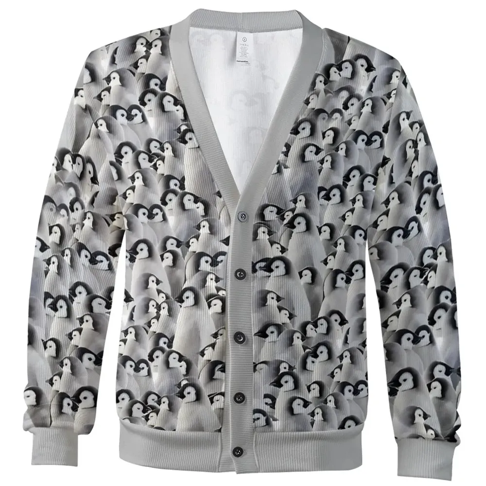 Baby Emperor penguins Cardigan - 2
