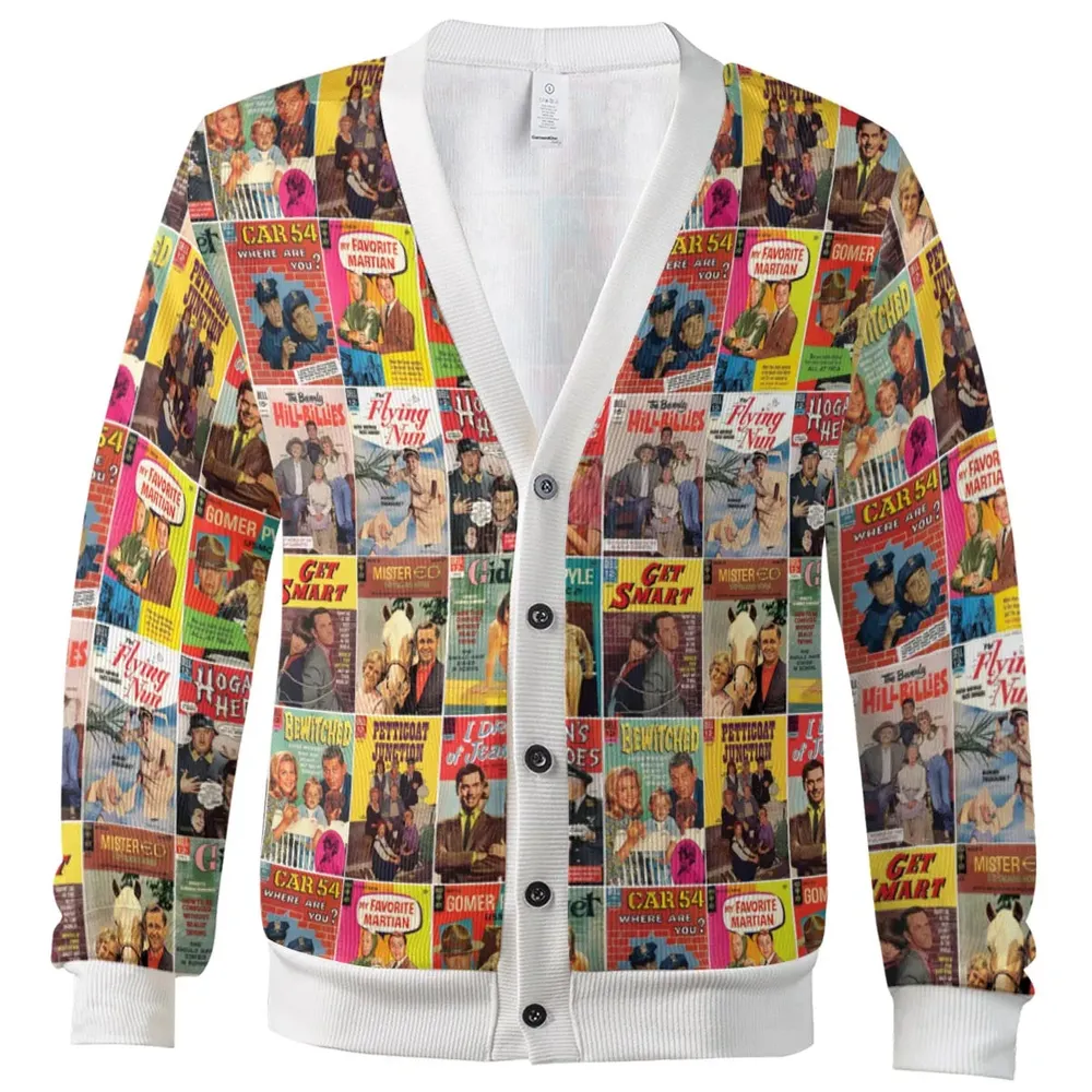 Classic 1960s Sitcoms Cardigan - 2