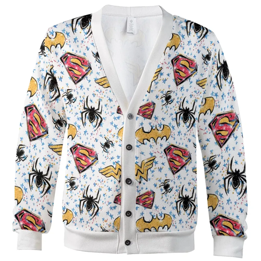 Vintage Inspired Superhero Cardigan - 2