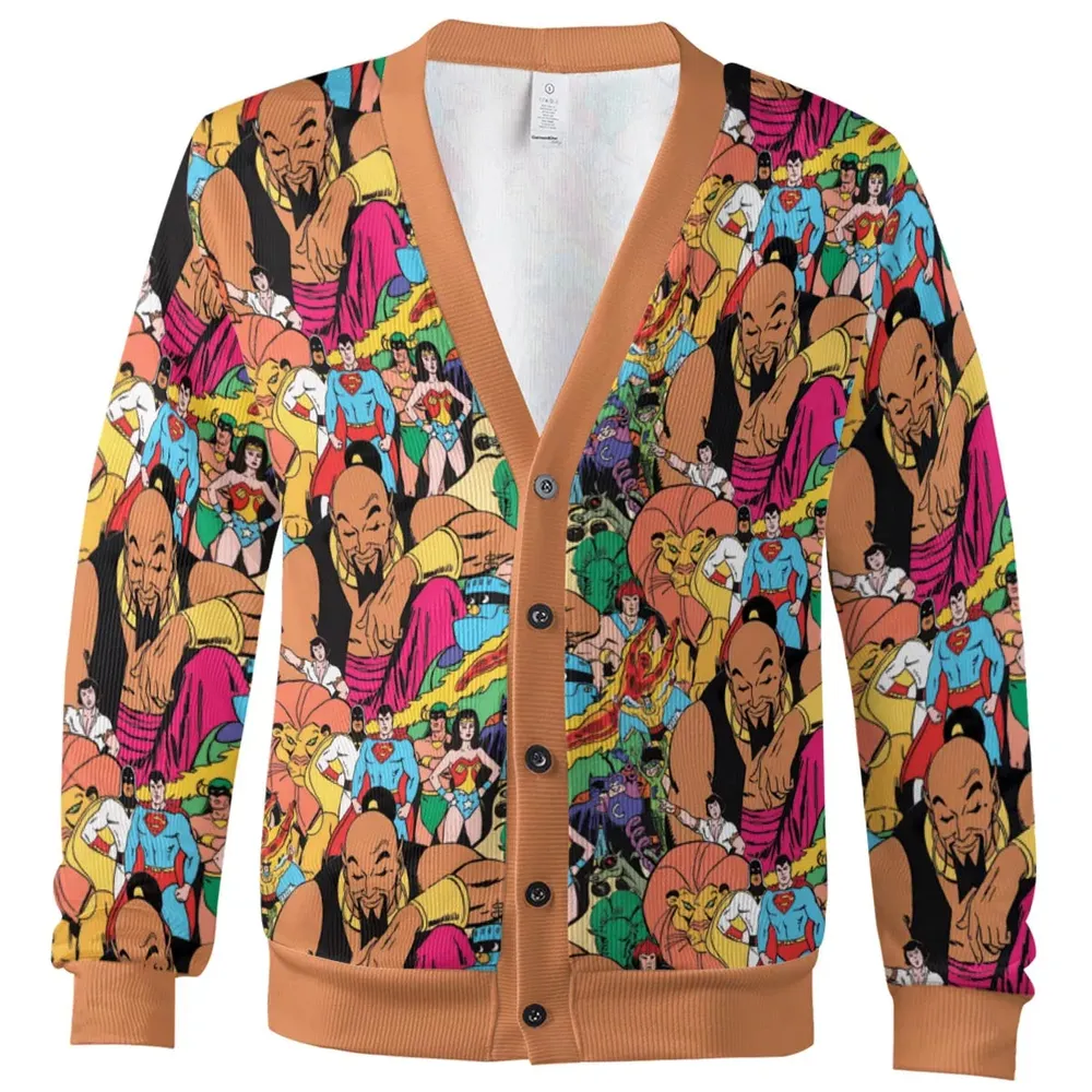Saturday Morning Cartoons Superheros Cardigan - 2