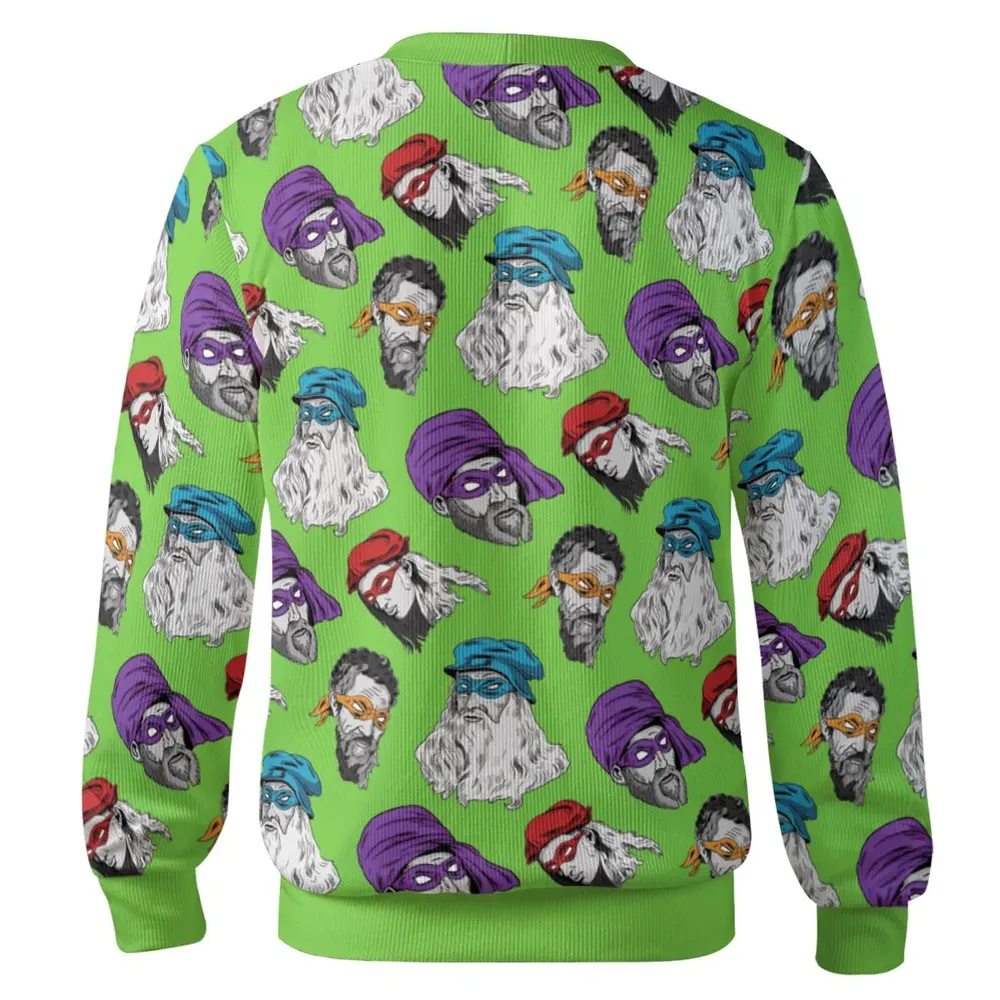 Middle-Aged Renaissance Ninja Cardigan - 3