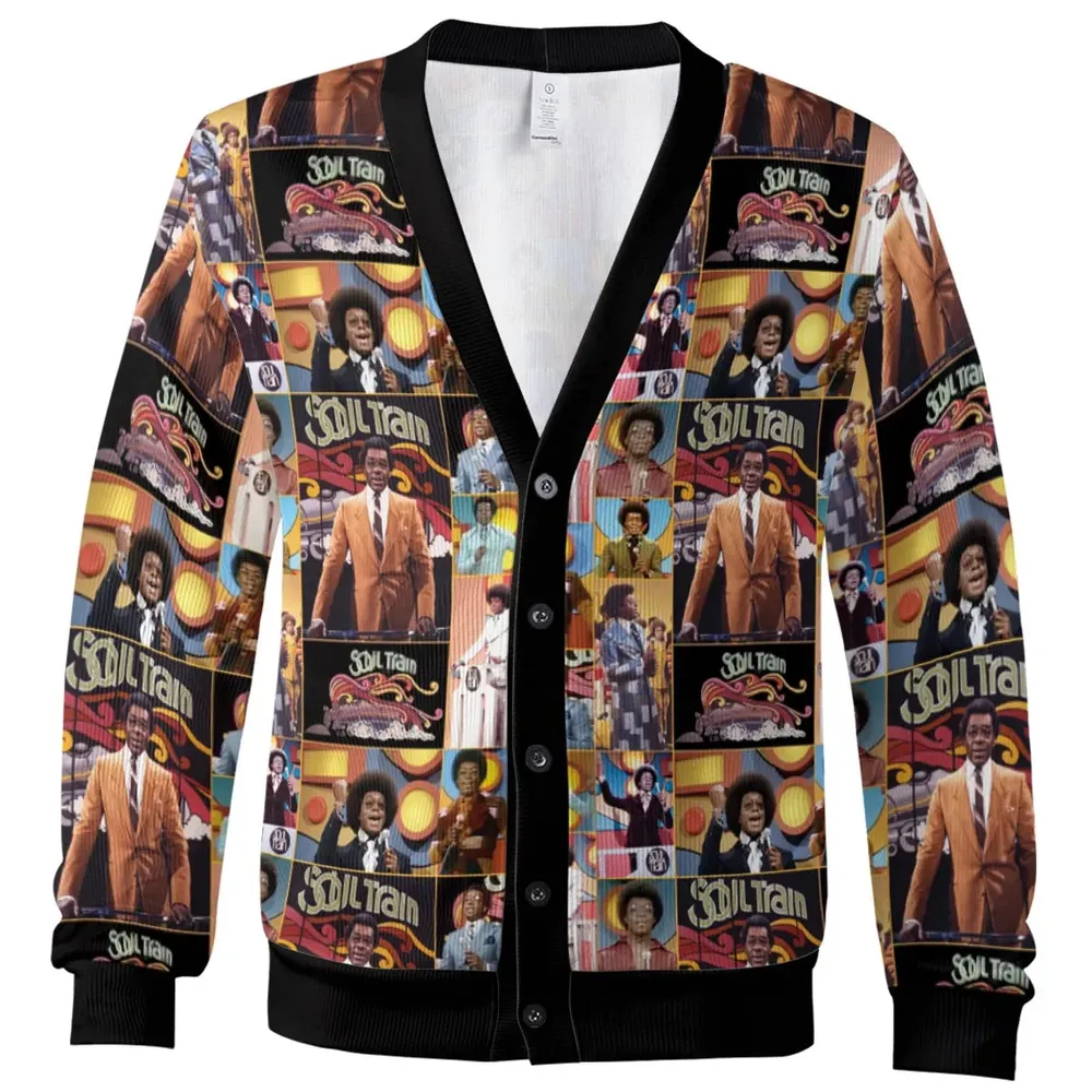 Soul Train Collage Cardigan - 2